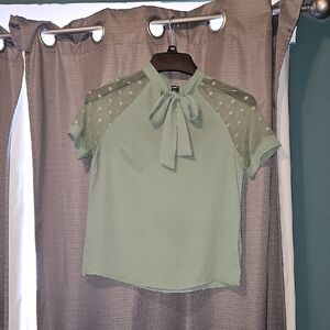 Sage Green Blouse